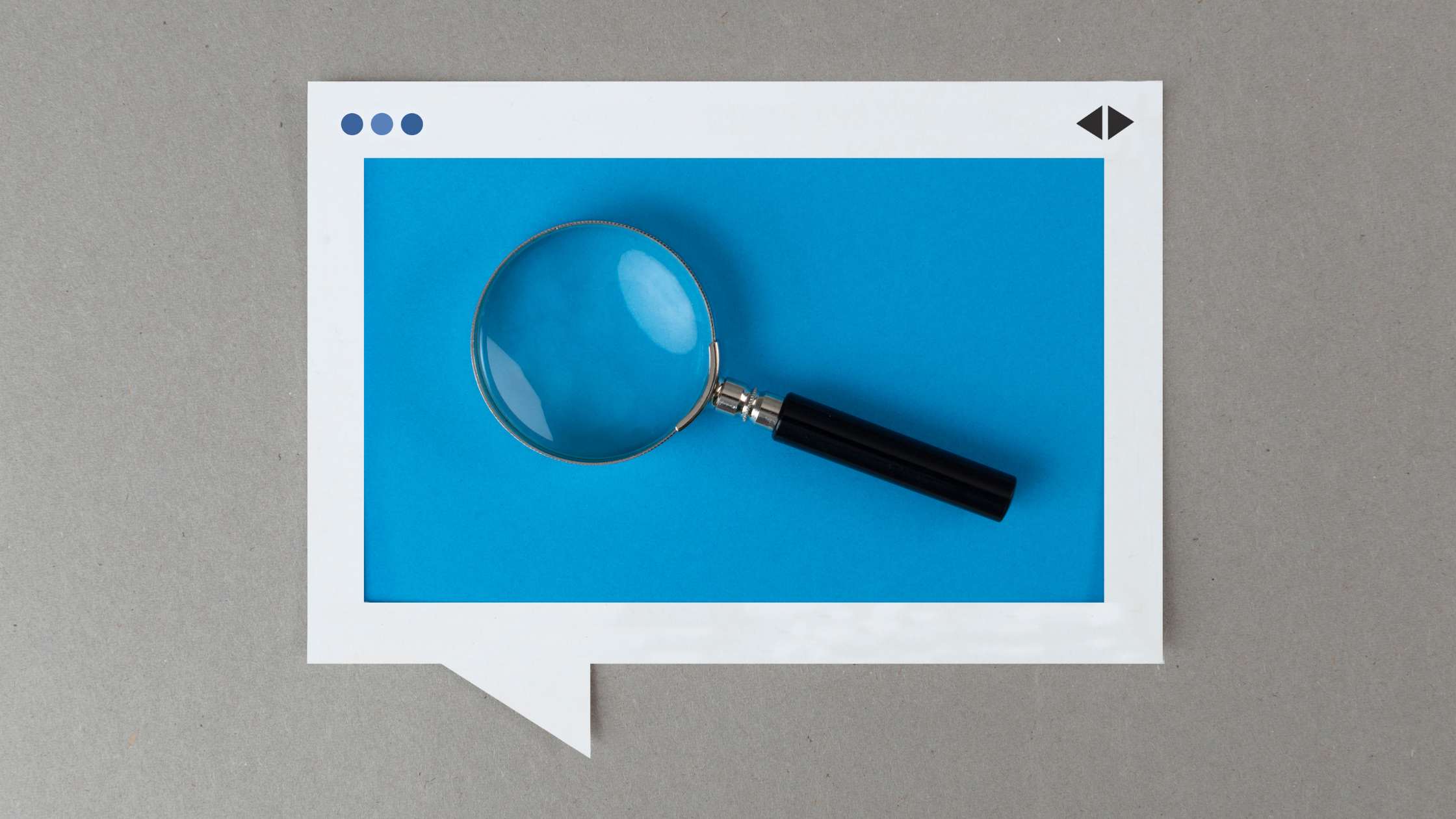 Graphic showing a search engine inside a screen