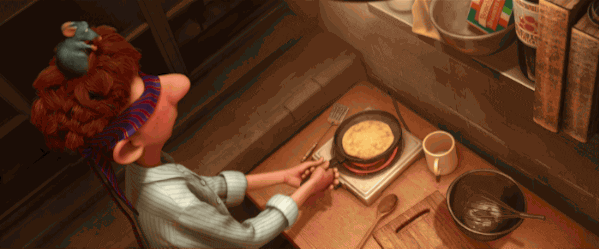 GIF from the animated movie Ratatouille showing that anyone can have a small business blog.