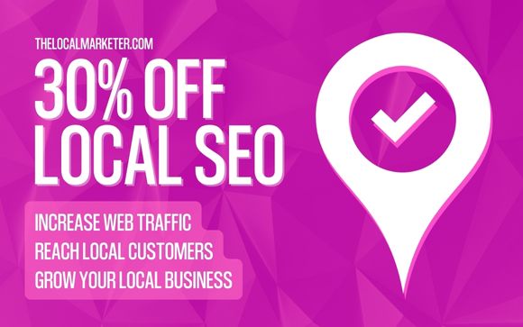Graphic that reads 30% off local seo services till December 31st 2022.